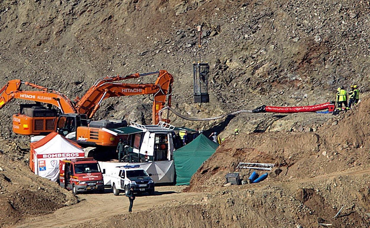 Imagen de los trabajos de rescate 