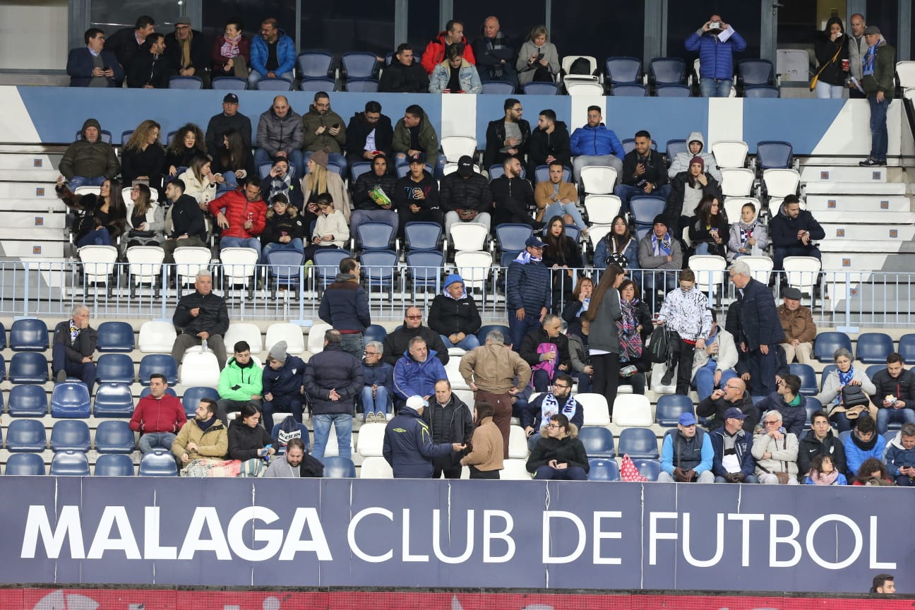 Fotos: ¿Has estado en el partido Málaga-Ponferradina? ¡Búscate en nuestra galería!