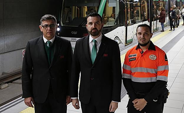 Miguel Ángel, Roberto y José, tres de los empleados. 