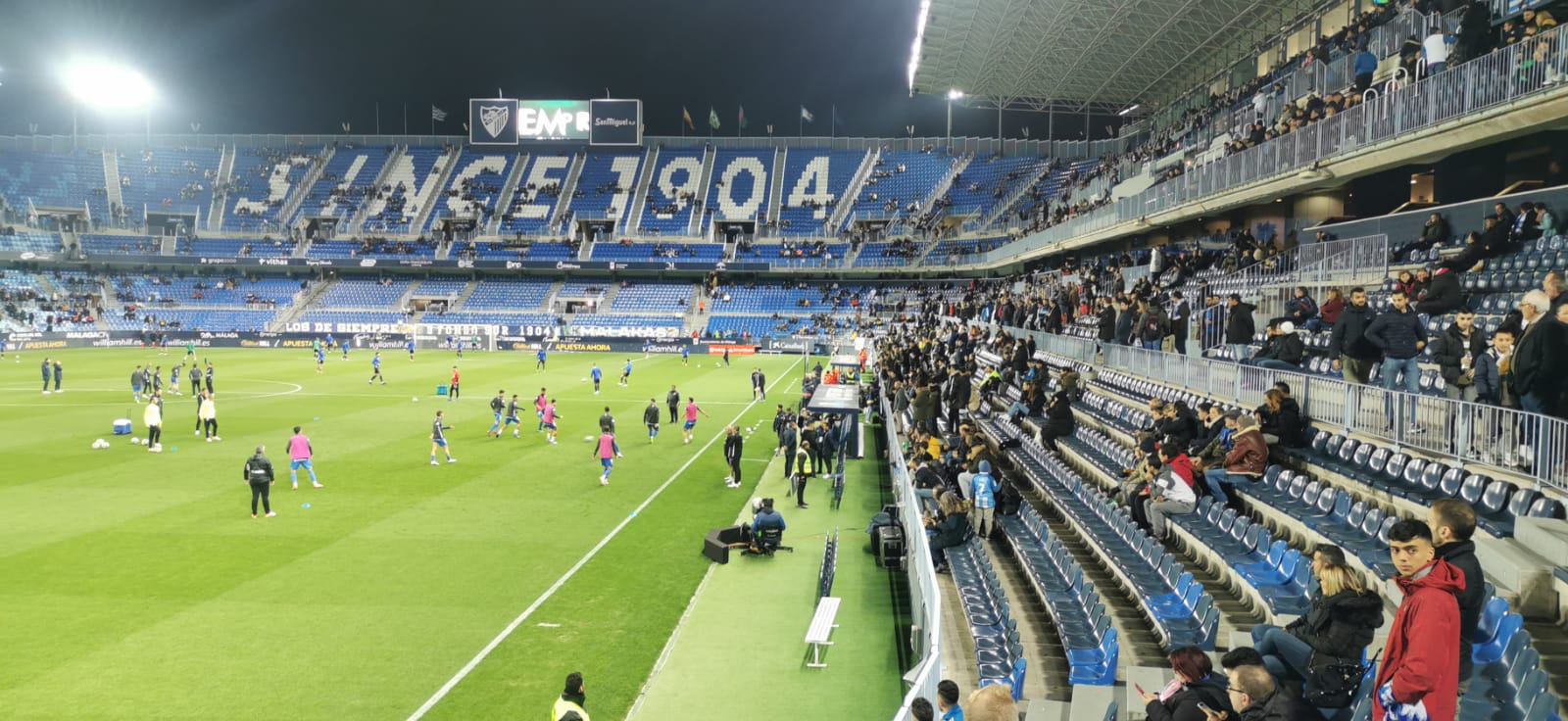 El nuevo entrenador, Sergio Pellicer, debutaba en La Rosaleda