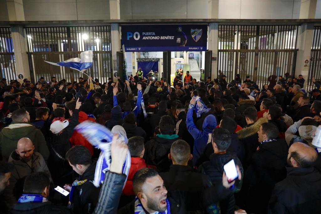 El nuevo entrenador, Sergio Pellicer, debutaba en La Rosaleda