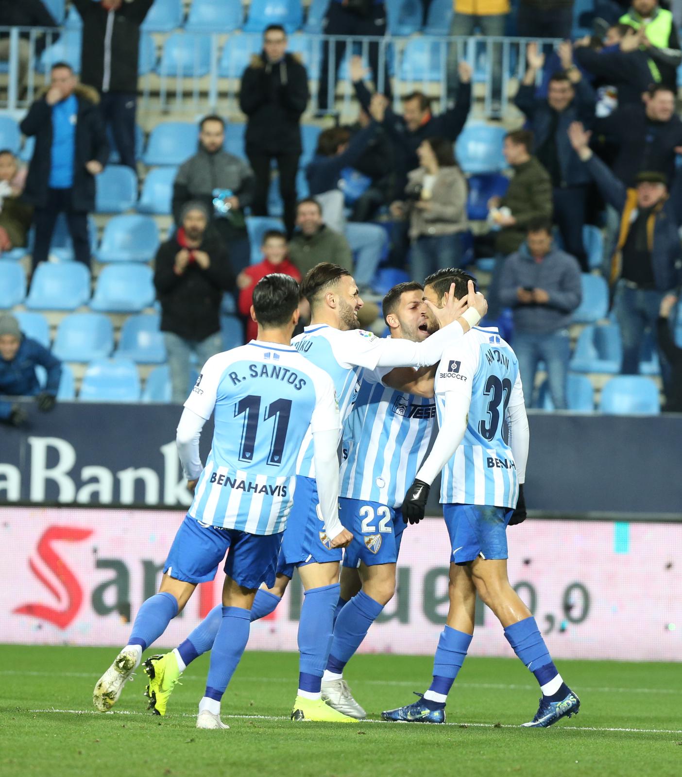 El nuevo entrenador, Sergio Pellicer, debutaba en La Rosaleda