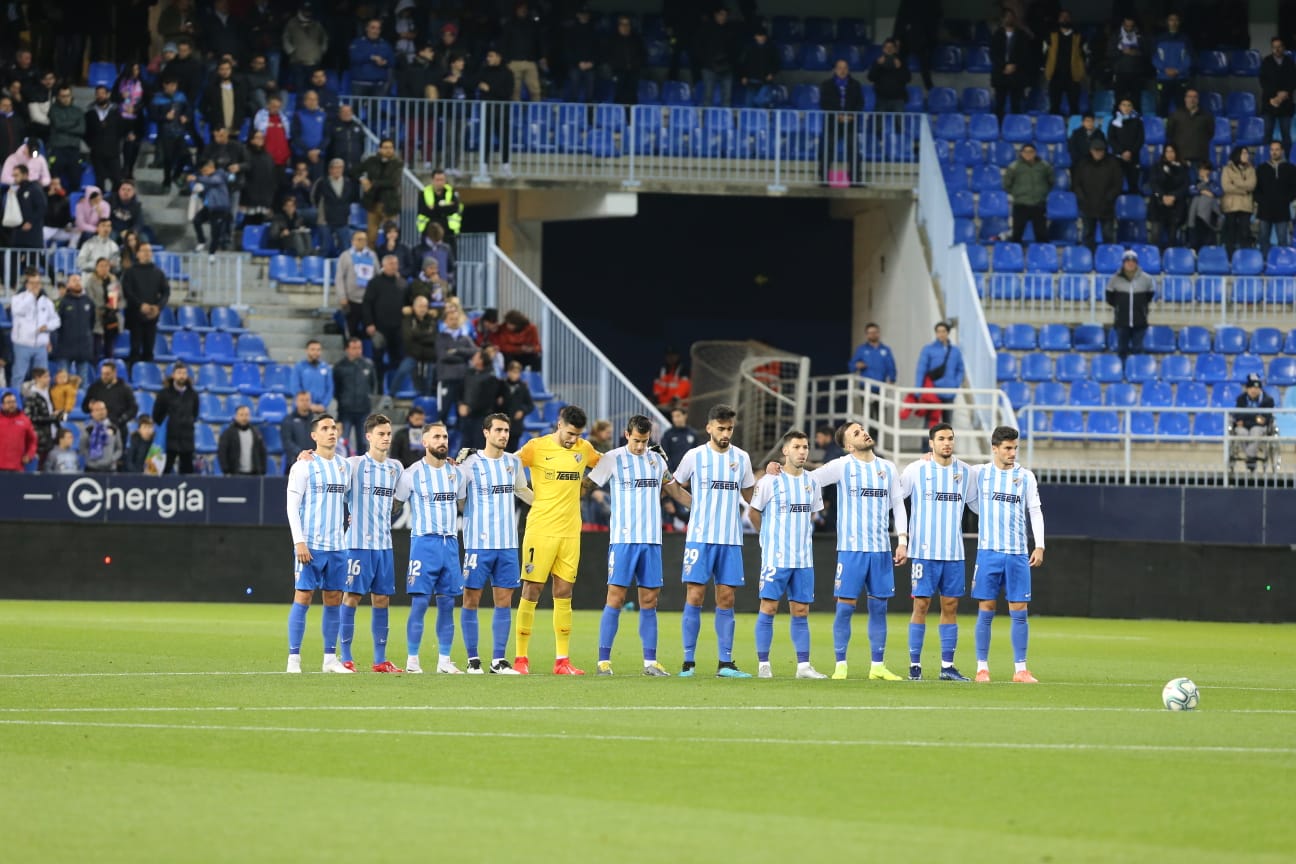 El nuevo entrenador, Sergio Pellicer, debutaba en La Rosaleda