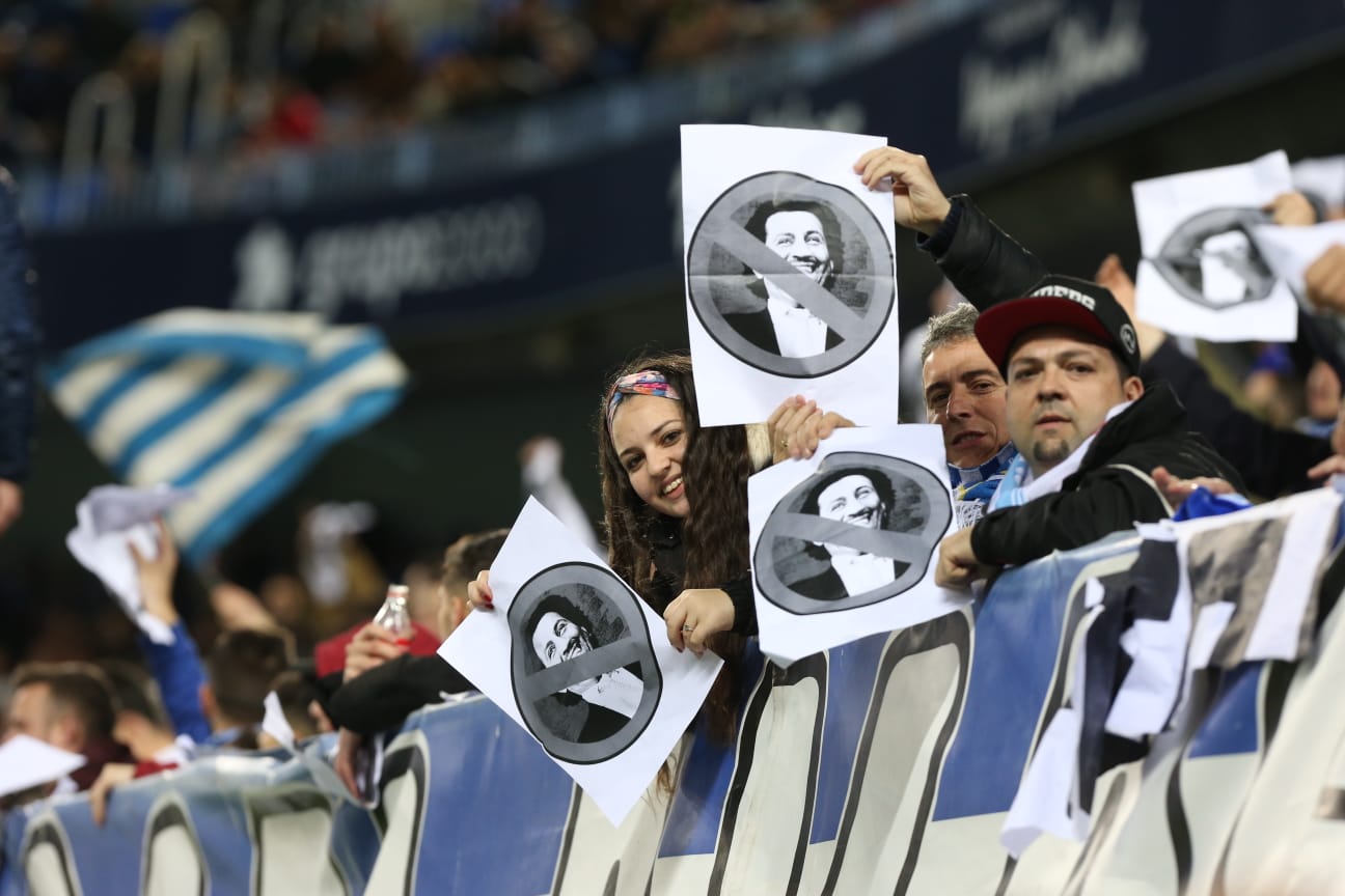 El nuevo entrenador, Sergio Pellicer, debutaba en La Rosaleda