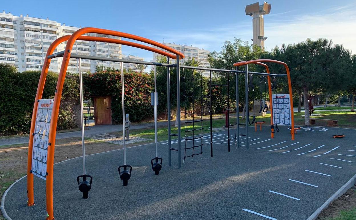 El Parque del Oeste estrena un recinto de 'crossfit'