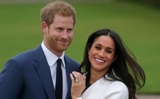 El príncipe Enrique y su esposa Meghan Markle.