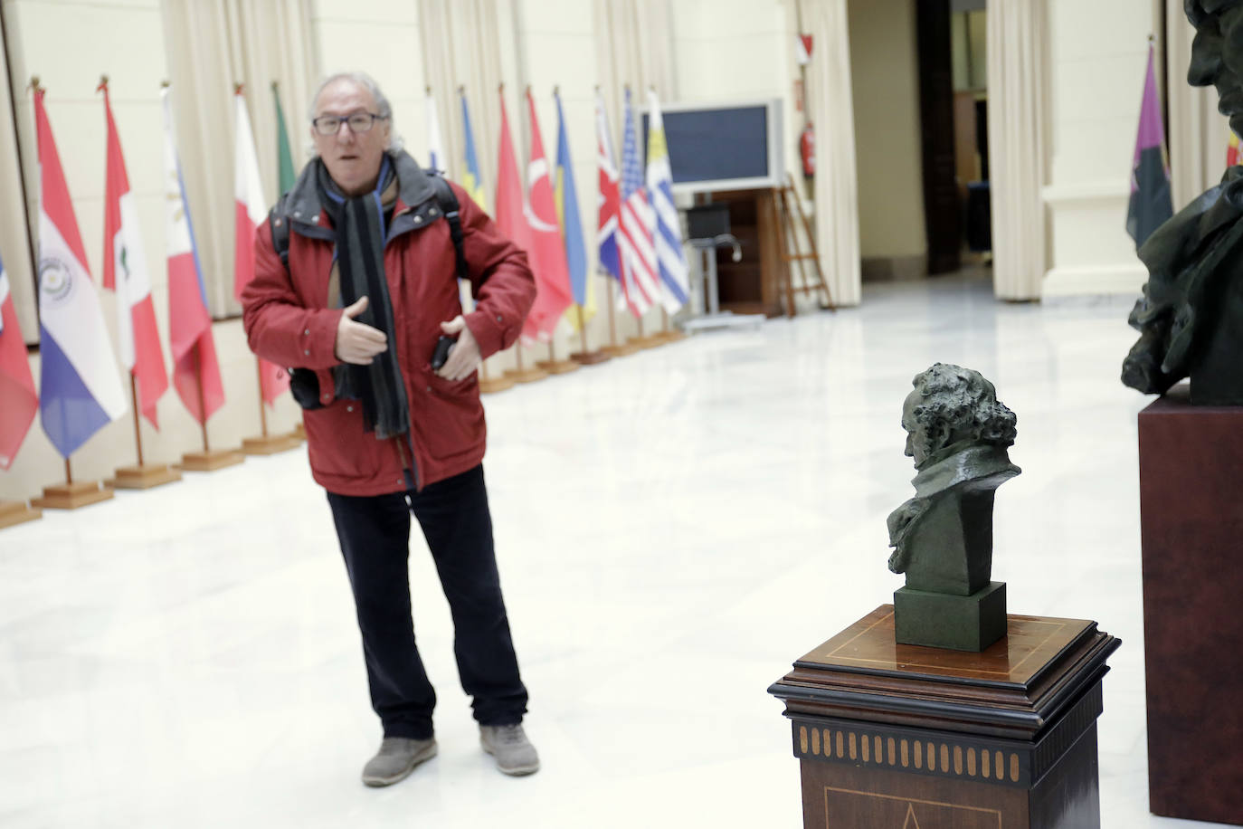 Fotos: Fotografíate con la estatuilla de los Goya en el Ayuntamiento de Málaga hasta el 24 de enero