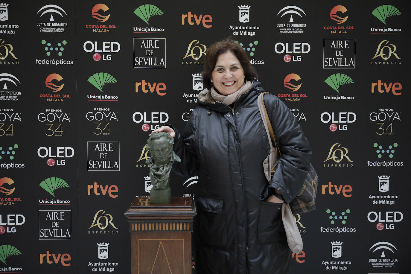 Fotos: Fotografíate con la estatuilla de los Goya en el Ayuntamiento de Málaga hasta el 24 de enero