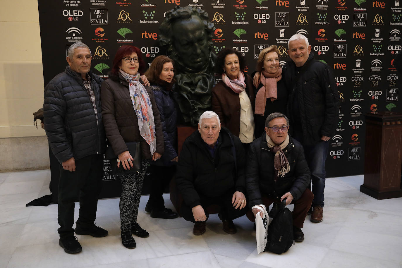 Fotos: Fotografíate con la estatuilla de los Goya en el Ayuntamiento de Málaga hasta el 24 de enero