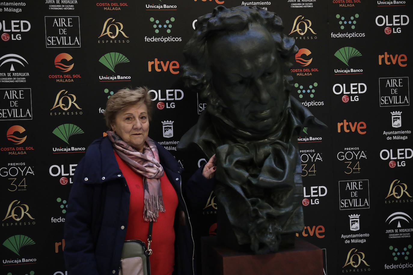 Fotos: Fotografíate con la estatuilla de los Goya en el Ayuntamiento de Málaga hasta el 24 de enero