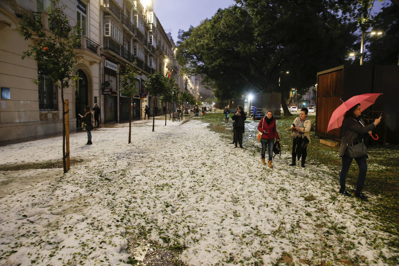 Granizada en Málaga | Fotos: Así ha sido la granizada caída en Málaga