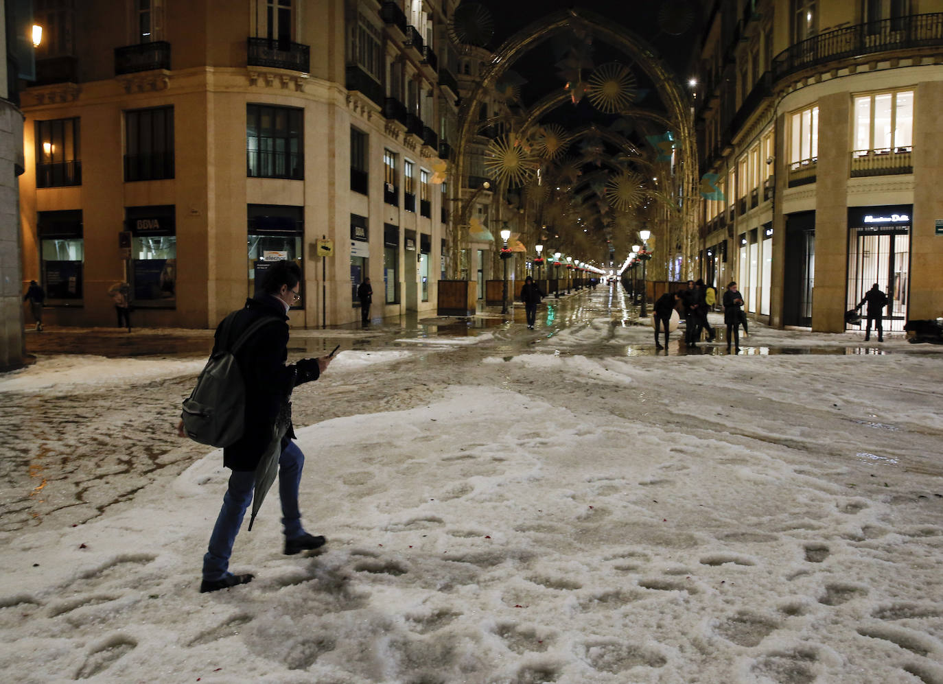 Granizada en Málaga | Fotos: Así ha sido la granizada caída en Málaga