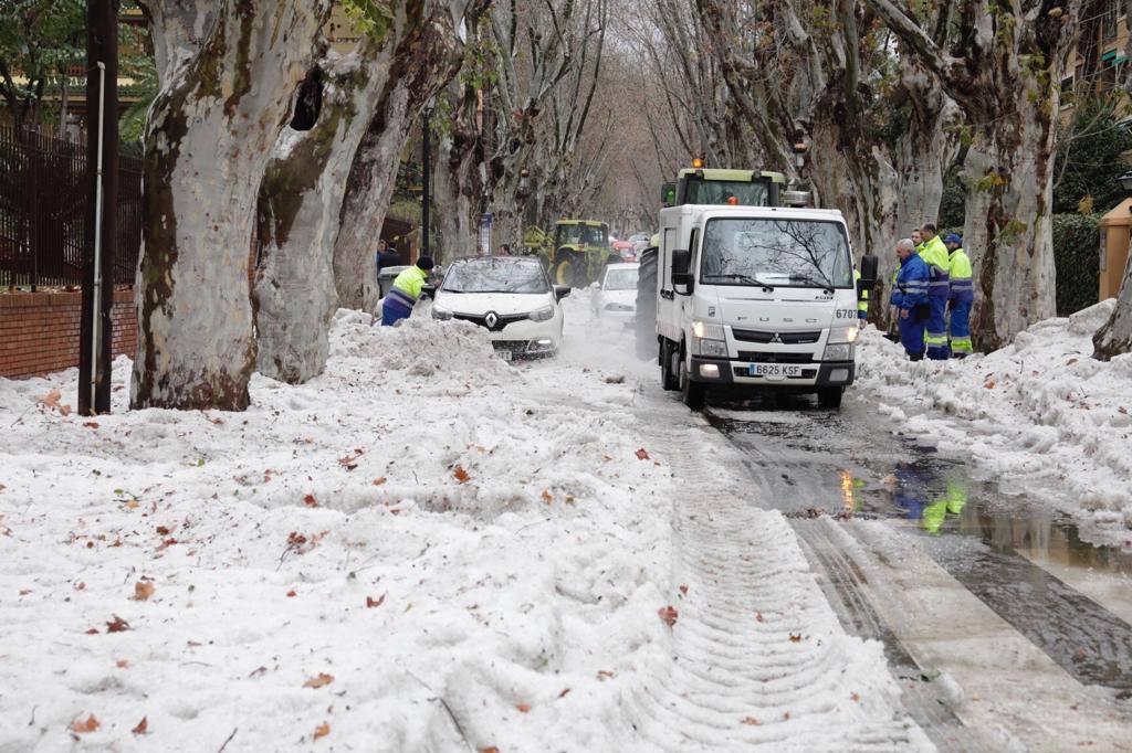 Granizada en Málaga | Fotos: Así ha sido la granizada caída en Málaga