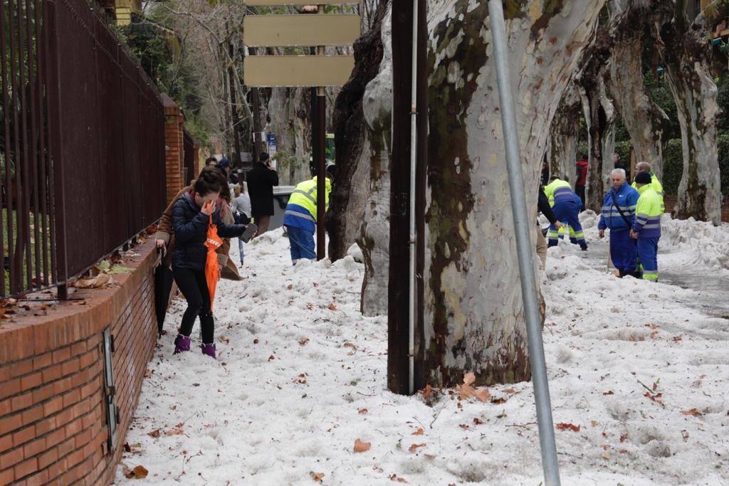 Granizada en Málaga | Fotos: Así ha sido la granizada caída en Málaga