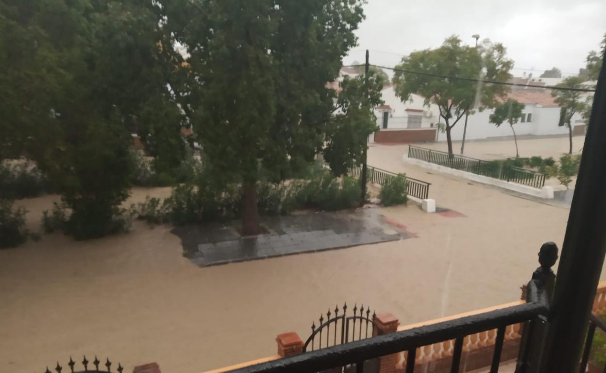 Inundación en la zona de Maqueda. 