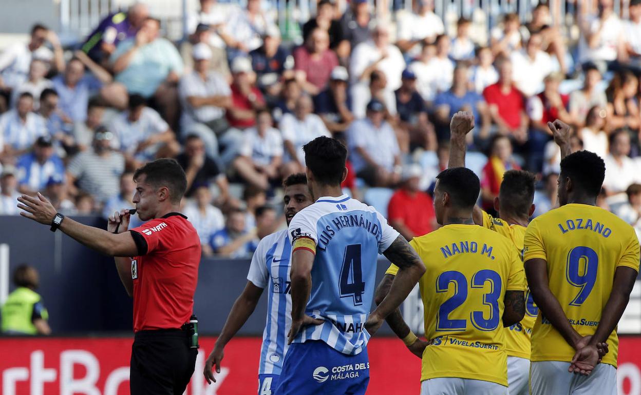 Una imagen del duelo ante el Cádiz en la primera vuelta del torneo. 