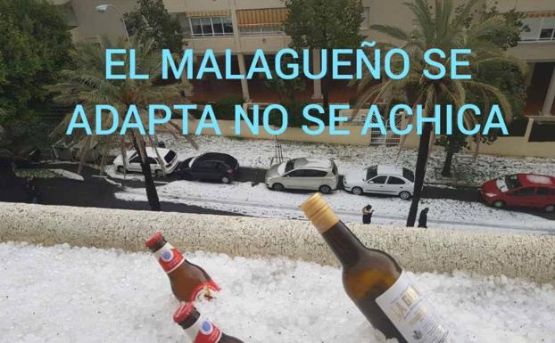 Galería. La granizada sobre Málaga, con sentido del humor. Los 'memes' que circularon por las redes 