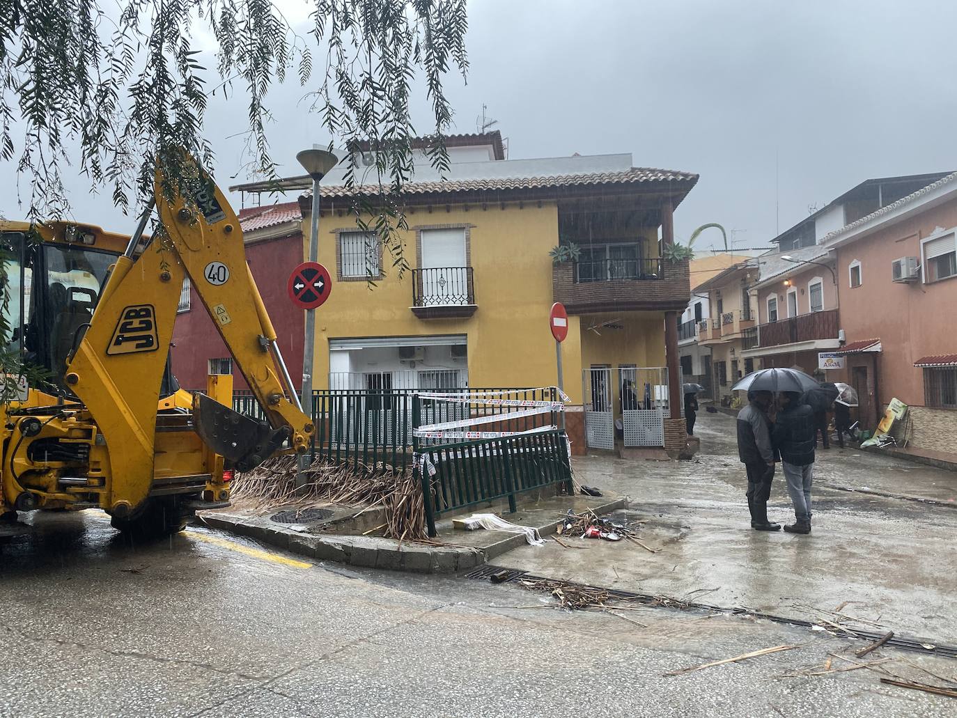 Maqueda ha amanecido con una fuerte inundación. 