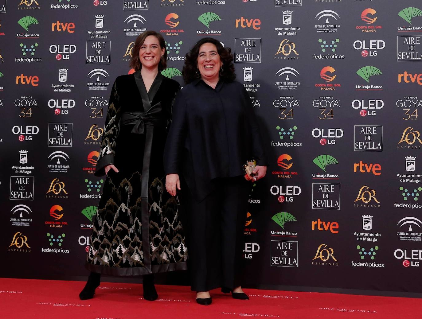 Los famosos asistentes a la gala en el Palacio de Deportes. 