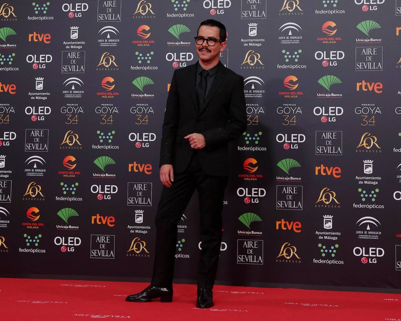 Los famosos asistentes a la gala en el Palacio de Deportes. 