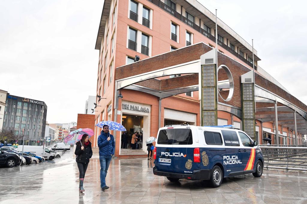 Efectos de las últimas lluvias en Campanillas. En Málaga se mantiene el aviso naranja este sábado.