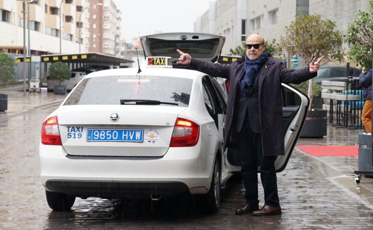 Antonio Resines, en Málaga, este sábado. 