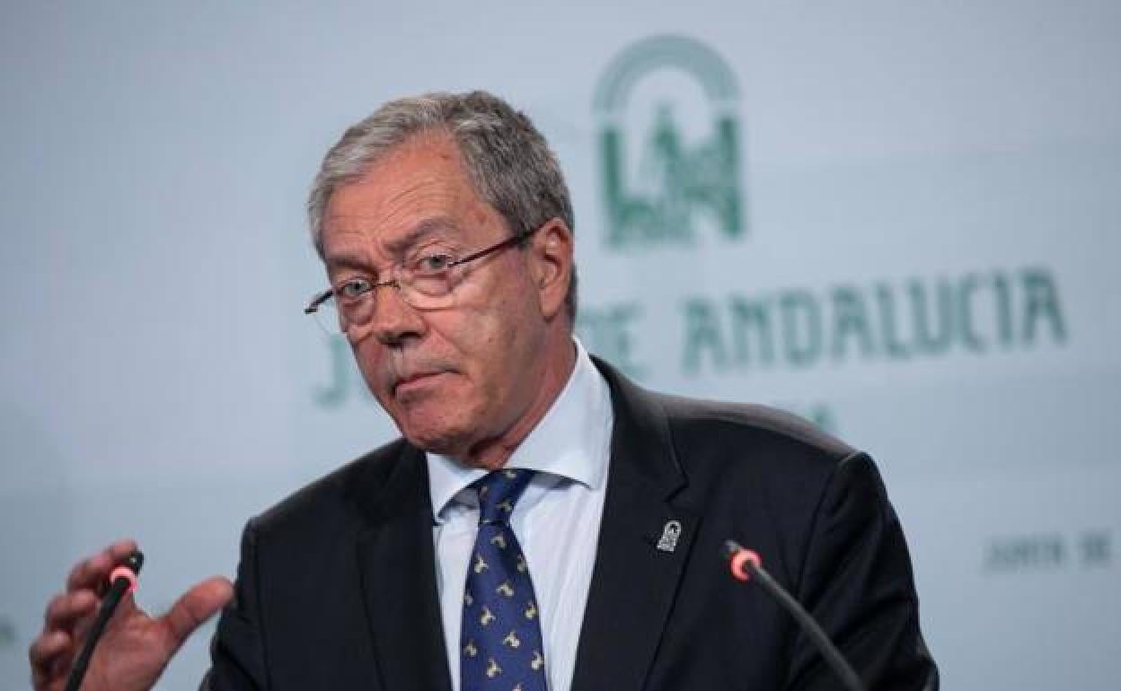 El consejero de Economía, Rogelio Velasco