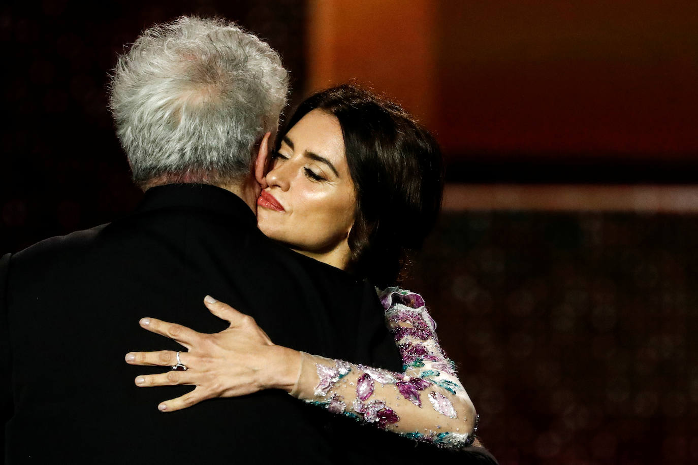 Almodóvar y Penélope Cruz.