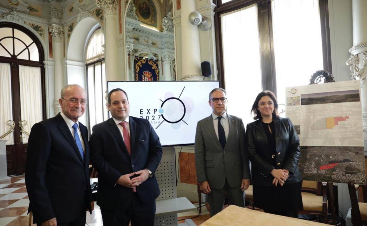 De la Torre, Kerkentzes, Bendodo y Del Cid, esta mañana.