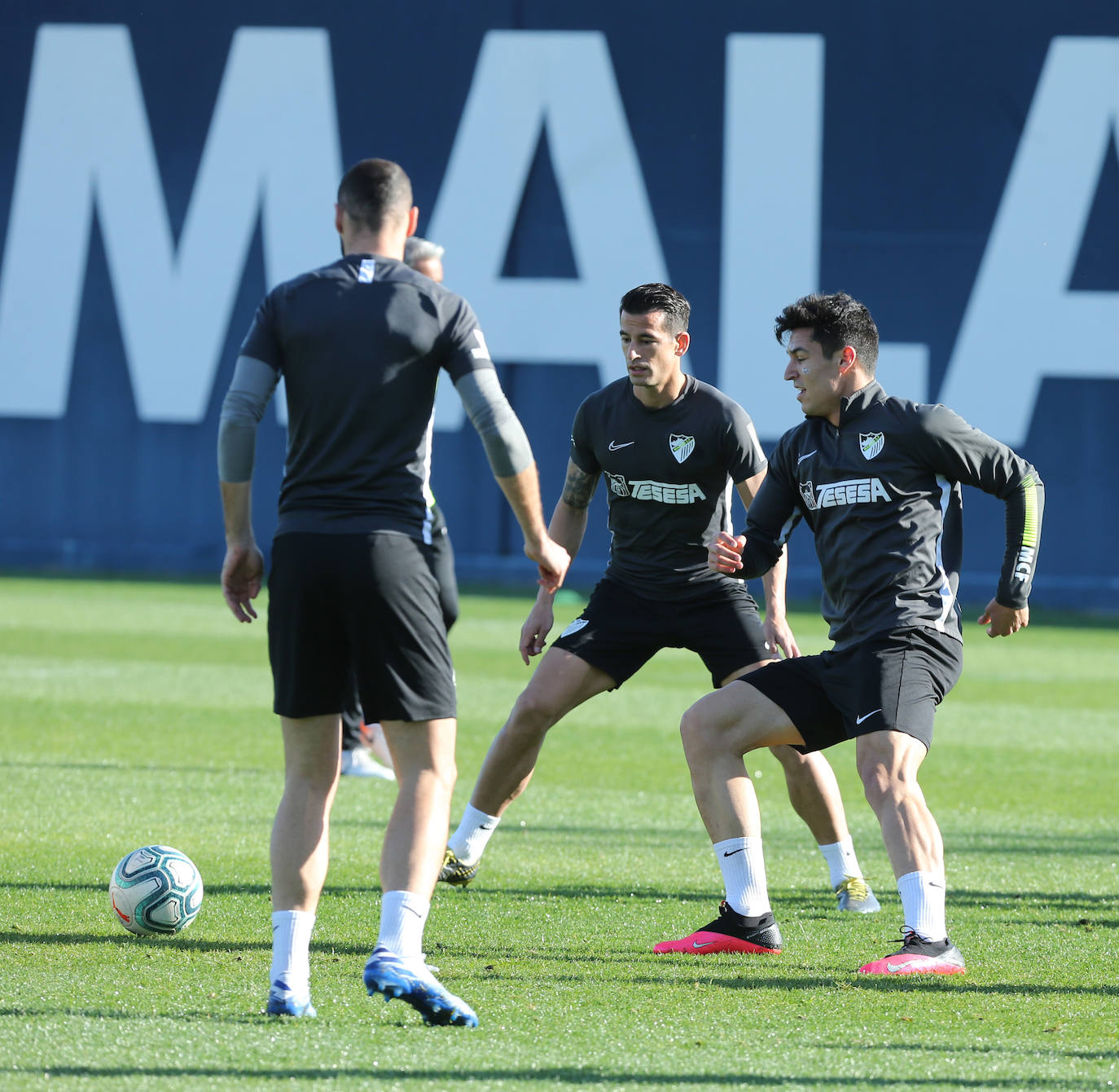 Así ha sido el entrenamiento del Málaga CF hoy martes 28 de enero. 