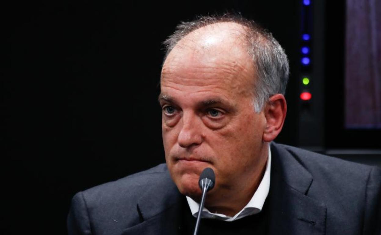 Tebas, en un evento la pasada semana. 