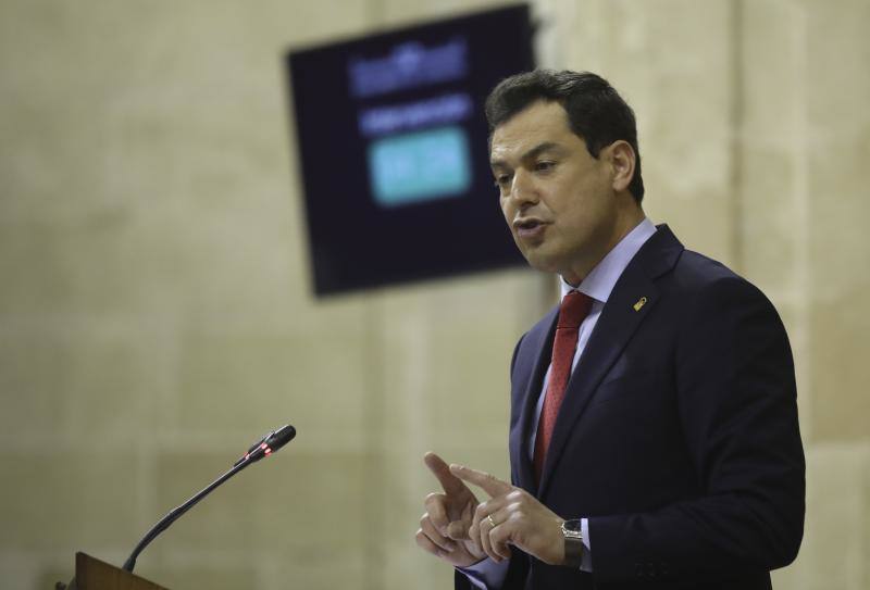 Debate en el Parlamento sobre la situación de Andalucía. 