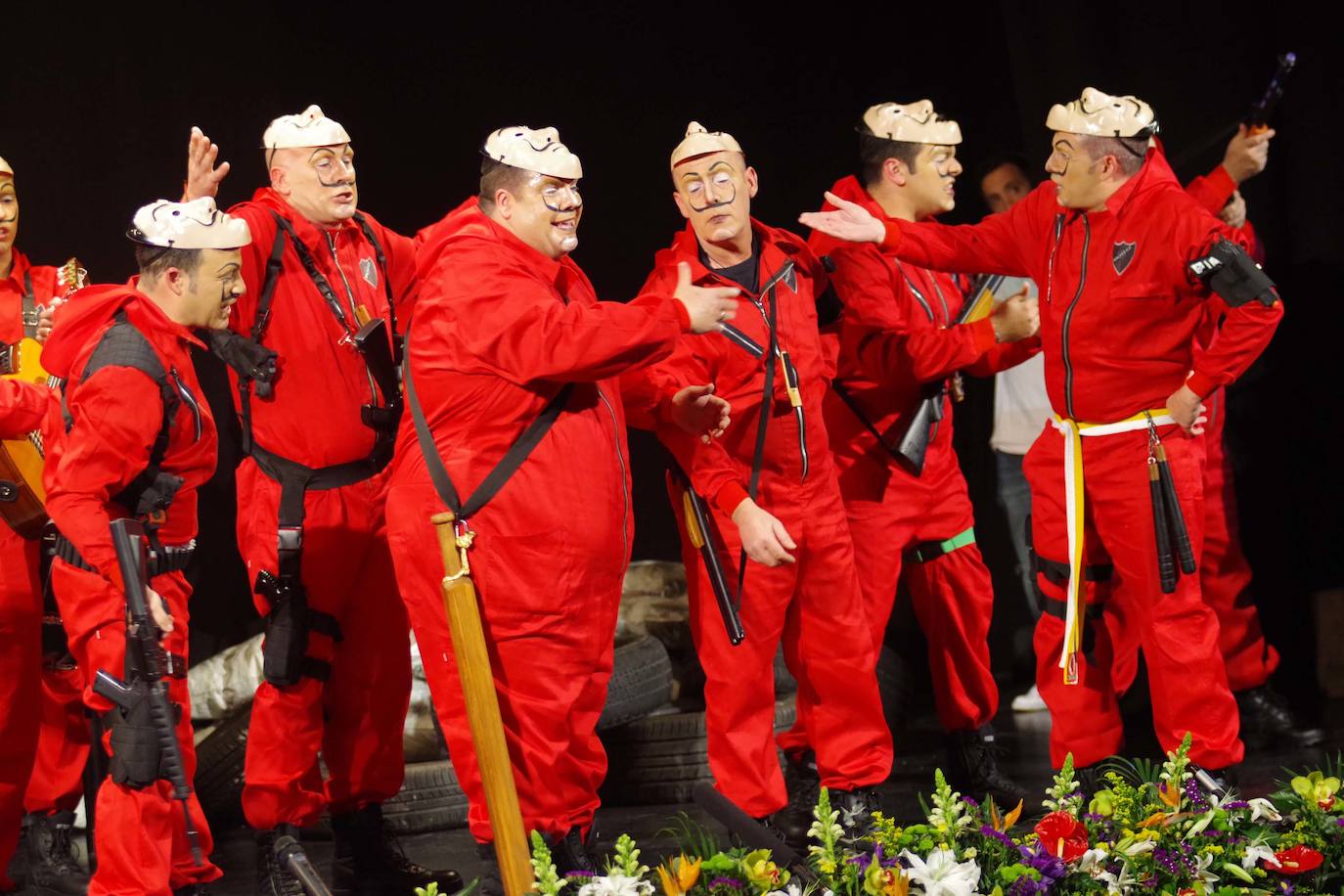 La murga 'La casa der papé'.
