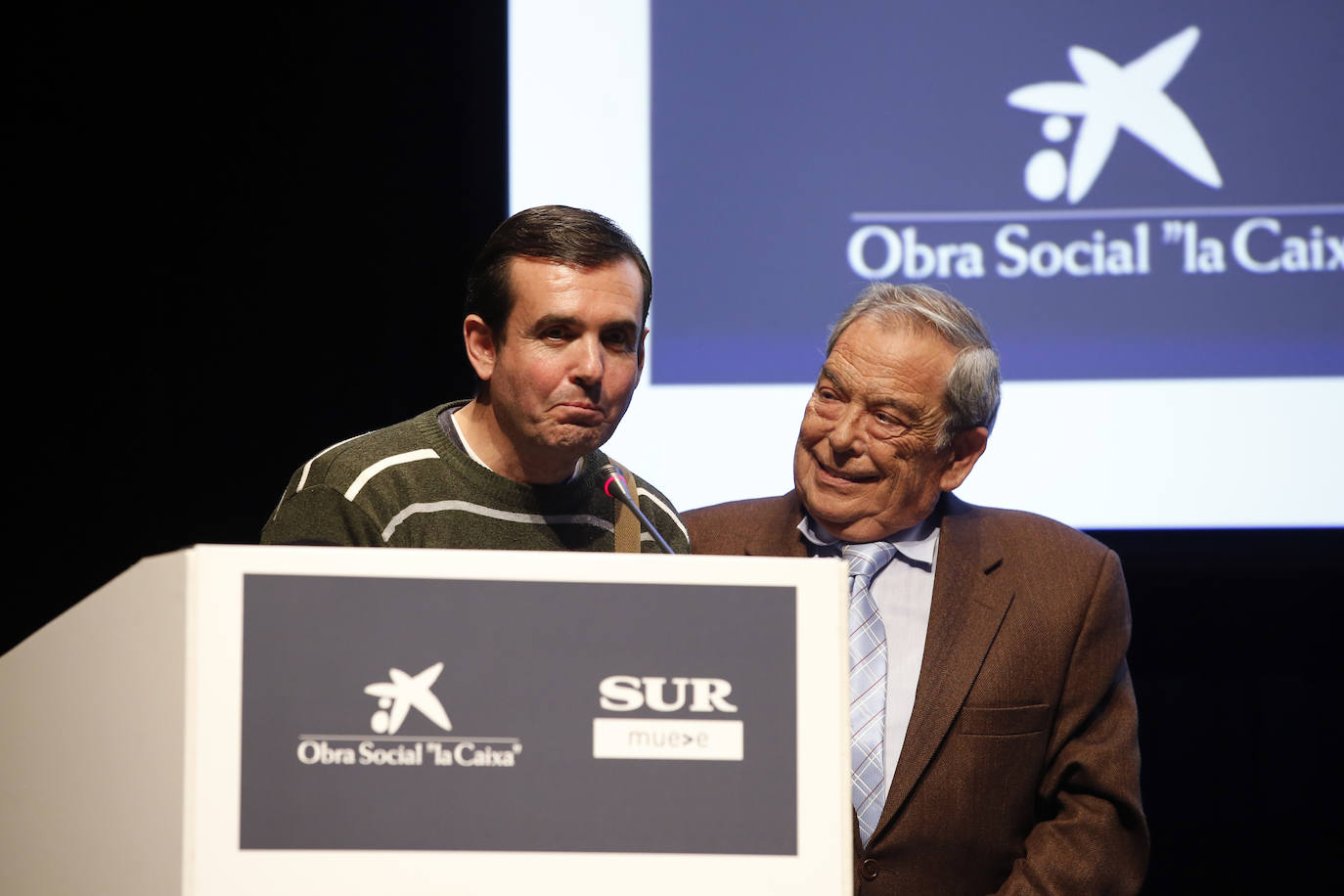 Entrega de galardones al compromiso social de distintas asociaciones malagueñas en el Museo Picasso con Diario SUR y Fundación La Caixa
