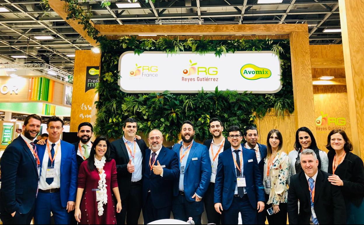 Equipo del Grupo Reyes Guiérrez que se ha desplazado a Fruit Logistica 2020. 