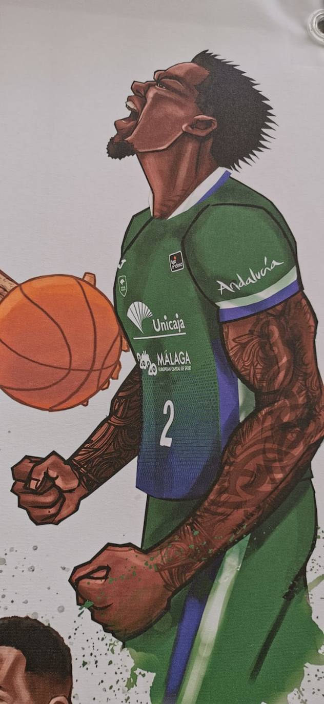 Fotos: Exposición de carteles y caricaturas de baloncesto de Jesús Roldán