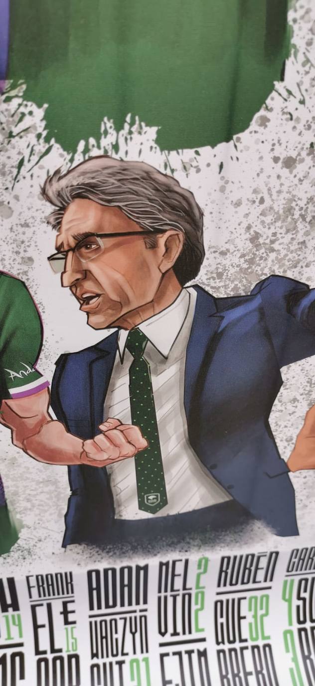 Fotos: Exposición de carteles y caricaturas de baloncesto de Jesús Roldán