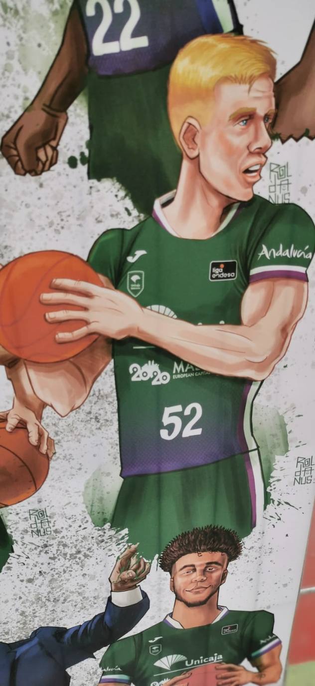 Fotos: Exposición de carteles y caricaturas de baloncesto de Jesús Roldán