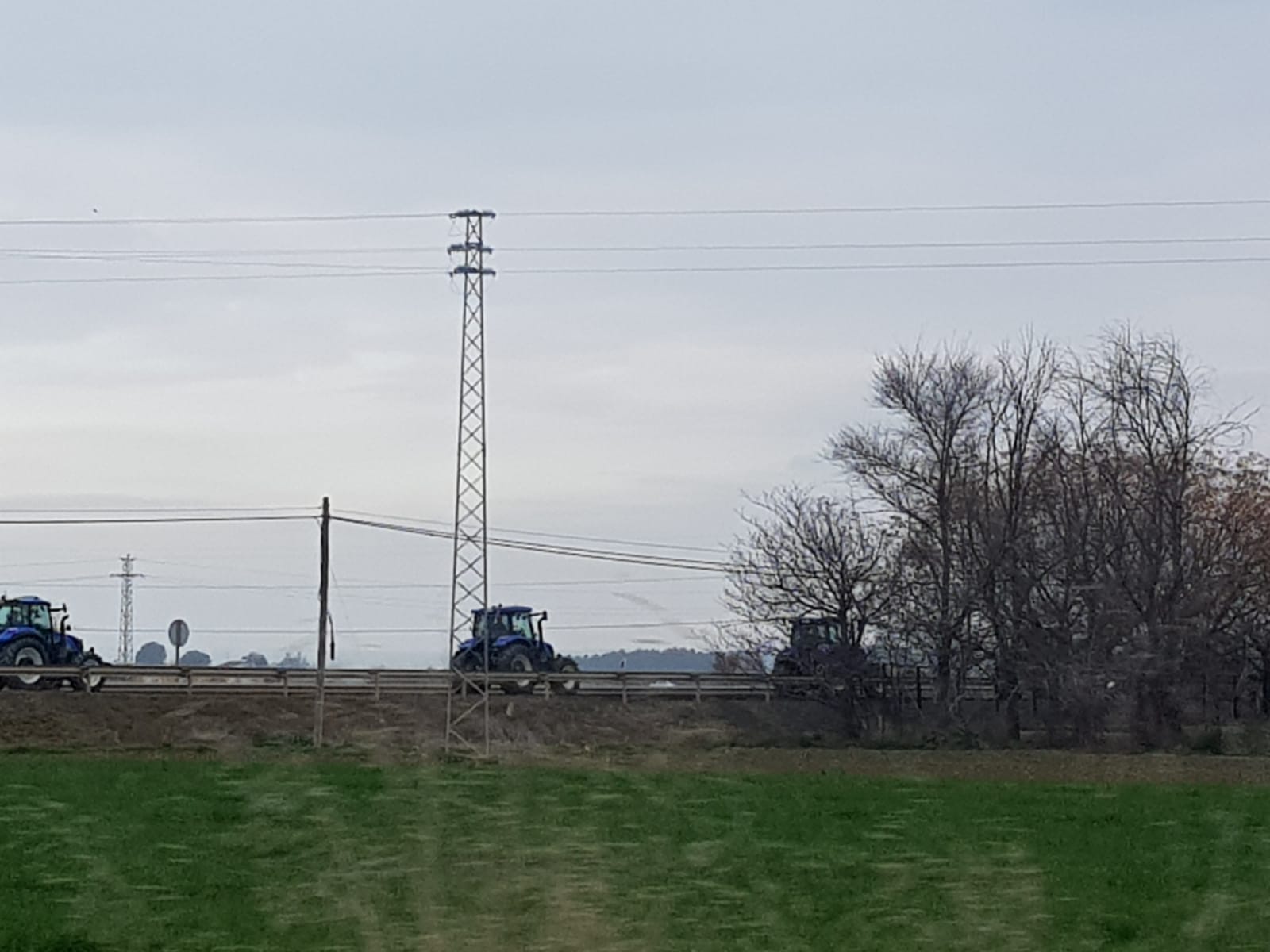 Las manifestaciones de agricultores y ganaderos que están recorriendo España desde el pasado mes de enero para protestar contra los bajos precios del aceite de oliva y de los productos hortofrutícolas han llegado a la provincia con una gran tractorada en el municipio de Antequera.