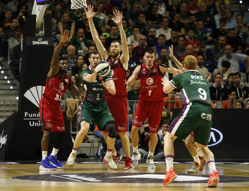 Partido de cuartos de final de la Copa del Rey 2020 en Málaga