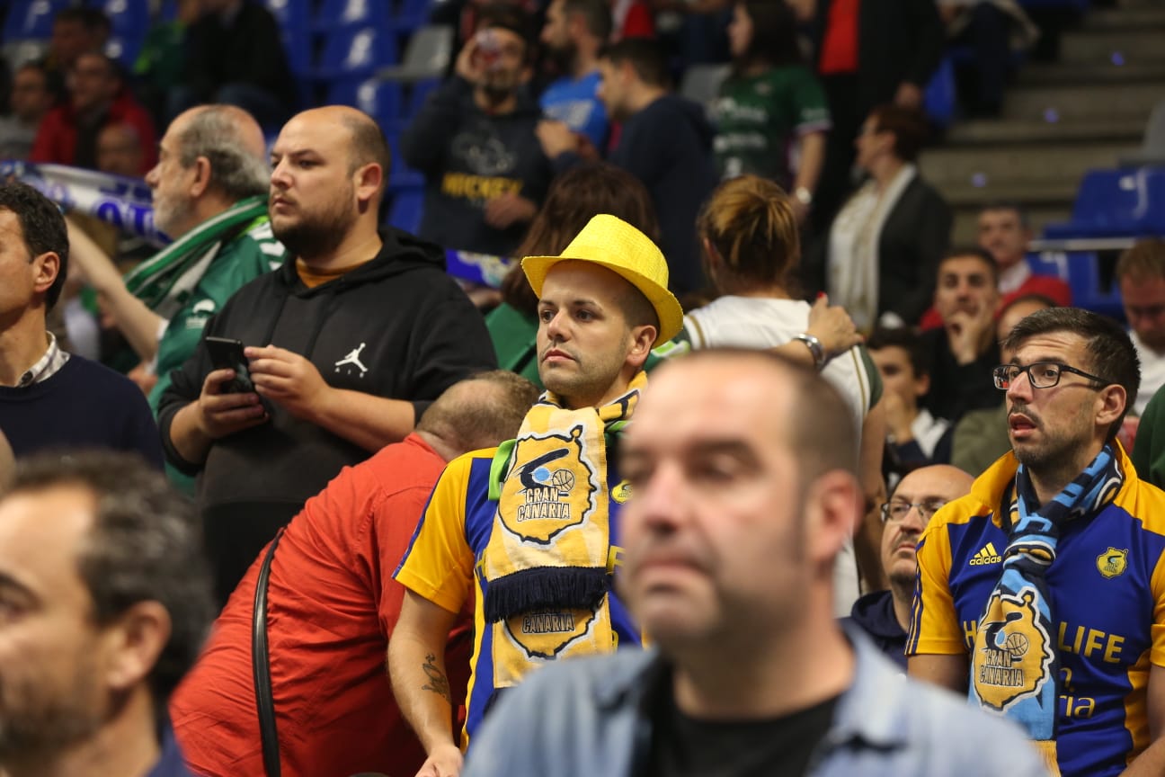 Gradas llenas en el Martín Carpena para ver el Unicaja-Real Madrid