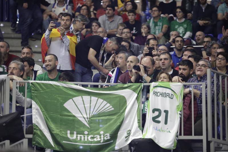 Gradas llenas en el Martín Carpena para ver el Unicaja-Real Madrid