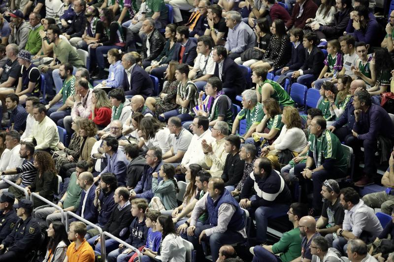 Gradas llenas en el Martín Carpena para ver el Unicaja-Real Madrid