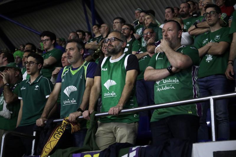 Gradas llenas en el Martín Carpena para ver el Unicaja-Real Madrid