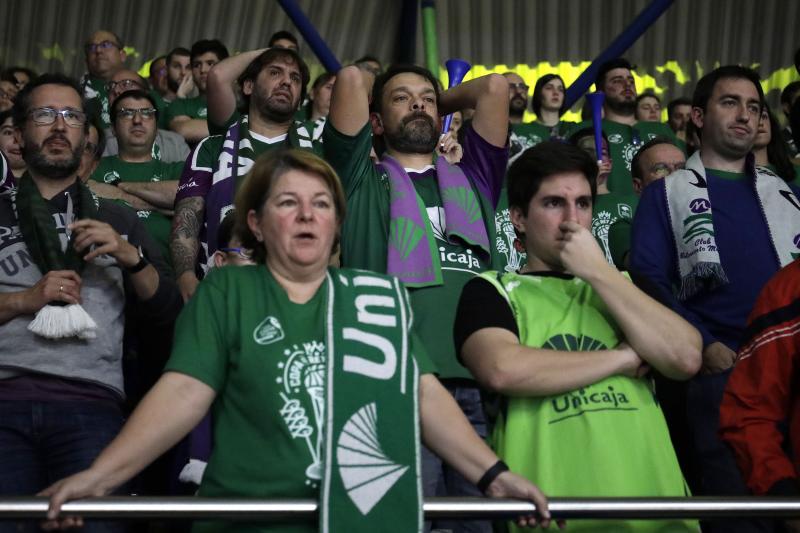 Gradas llenas en el Martín Carpena para ver el Unicaja-Real Madrid