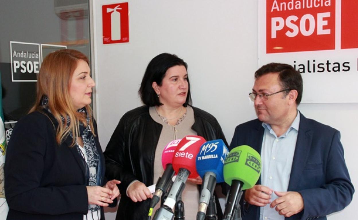 Ana Isabel González, Blanca Fernández y Miguel Ángel Heredia