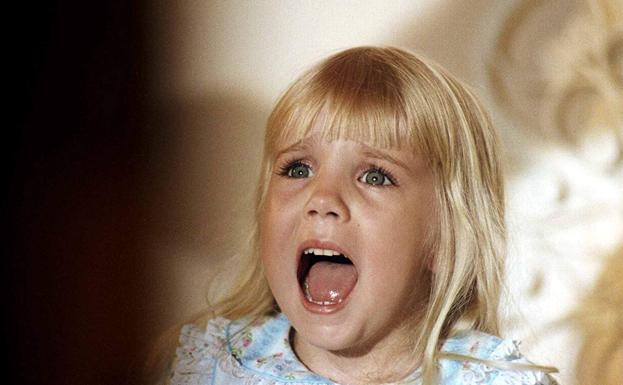 Heather O'Rourke, en 'Poltergeist'.