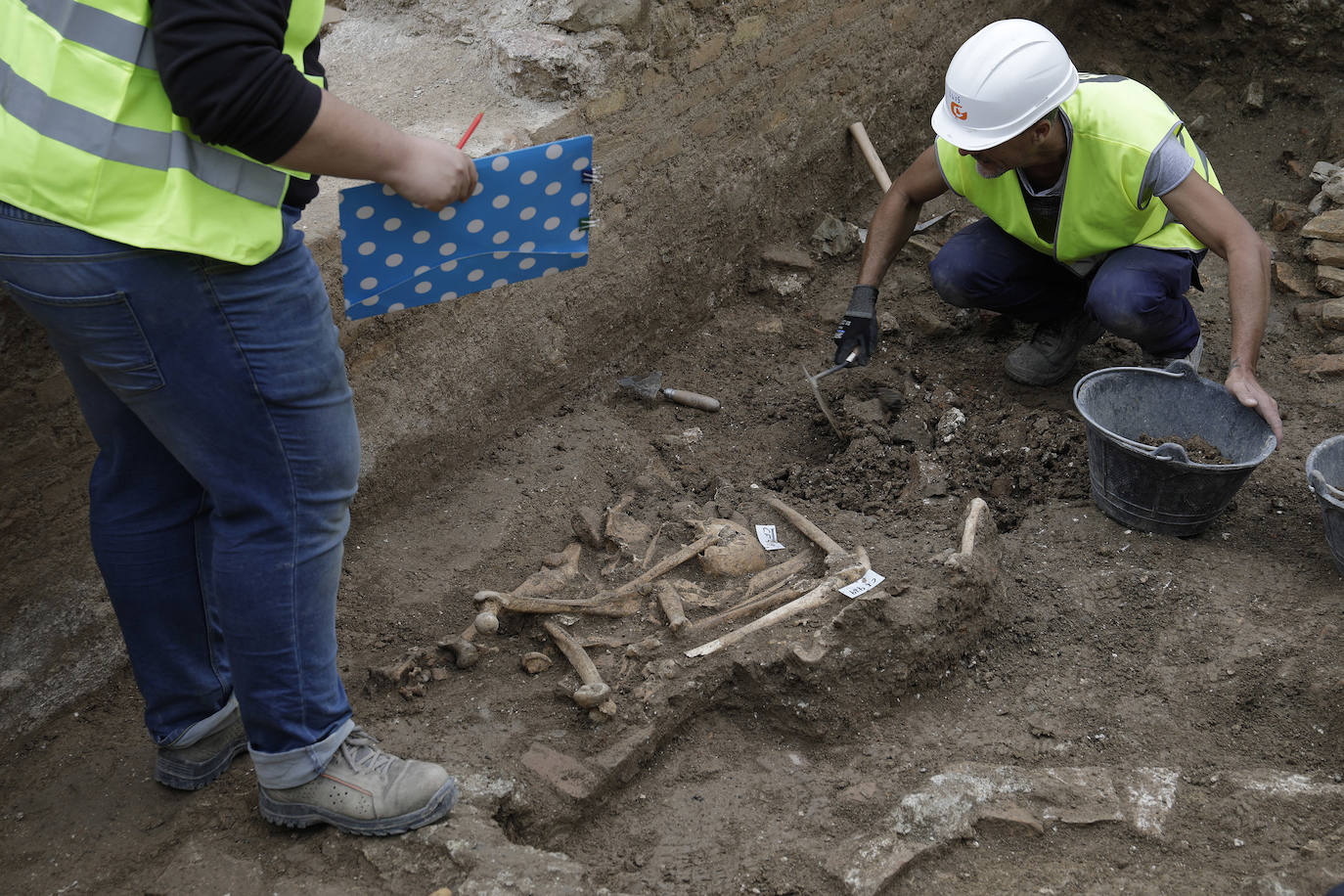 Fotos: Excavaciones arqueológicas en la parcela del Astoria