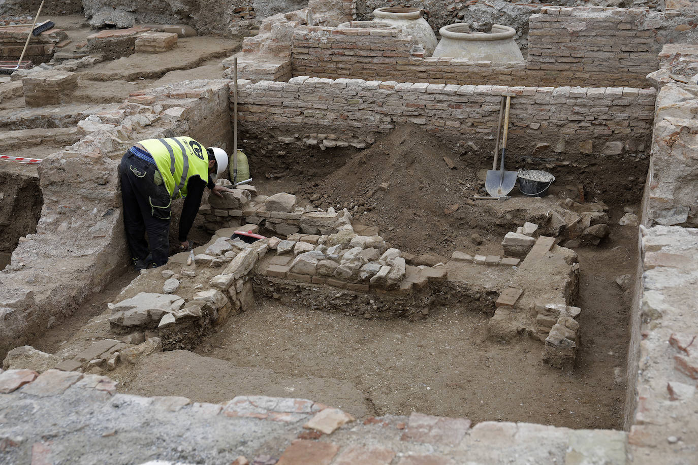 Fotos: Excavaciones arqueológicas en la parcela del Astoria