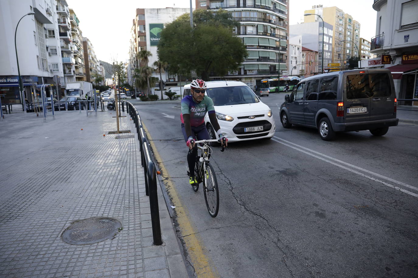 Fotos: Así es la subida a la Fuente de la Reina en Málaga